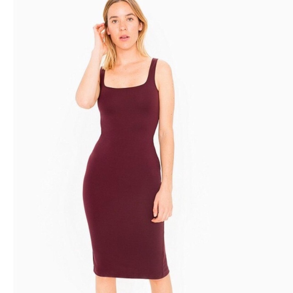 American apparel bodycon midi dress